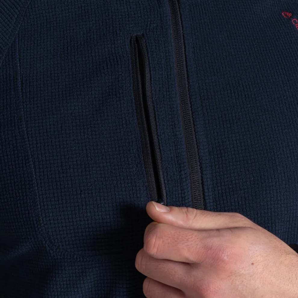 Men's NosiLife Bromsgrove Golf Full Zip Fleece | Blue Navy