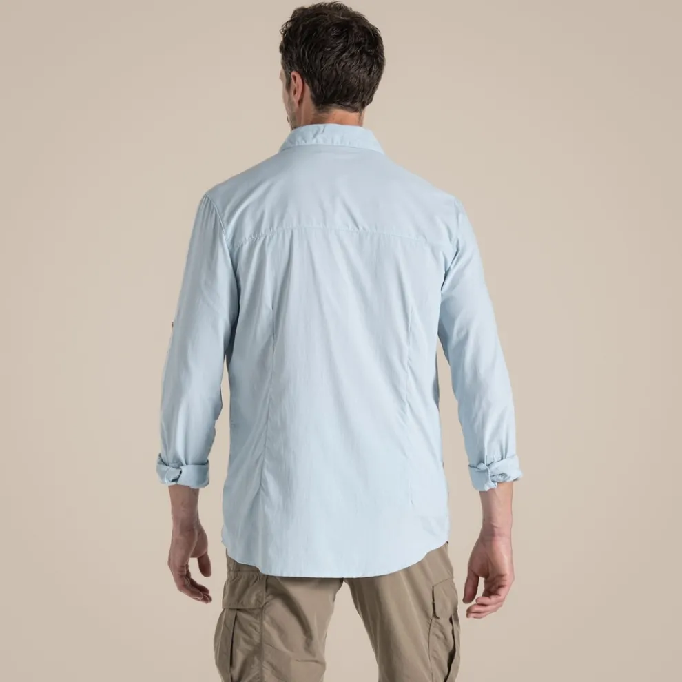 Men's NosiLife Nuoro Long Sleeved Shirt II | Niagara Blue