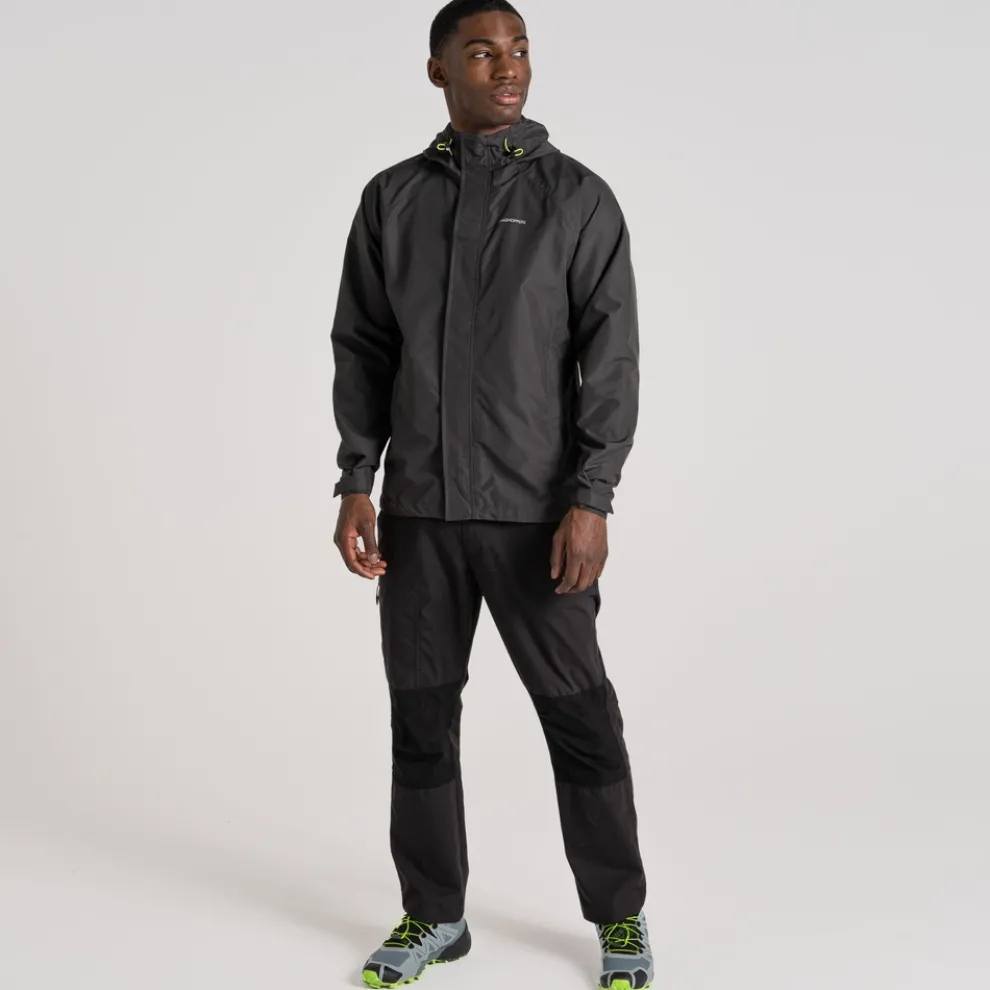 Men's Orion Waterproof Jacket | Black Pepper / Apple