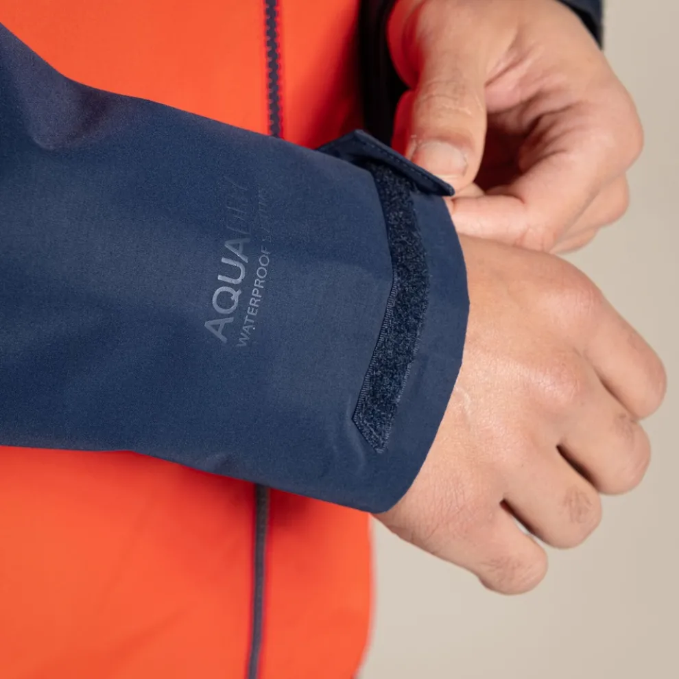 Men's Osuna Waterproof Jacket | Blue Navy / Pimento Red