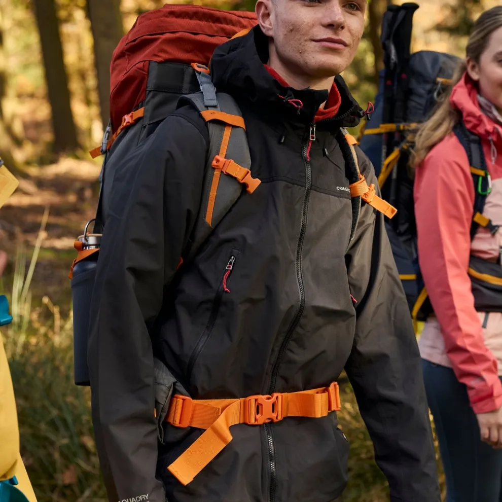 Men's Vanth Waterproof Jacket | Black Pepper / Black