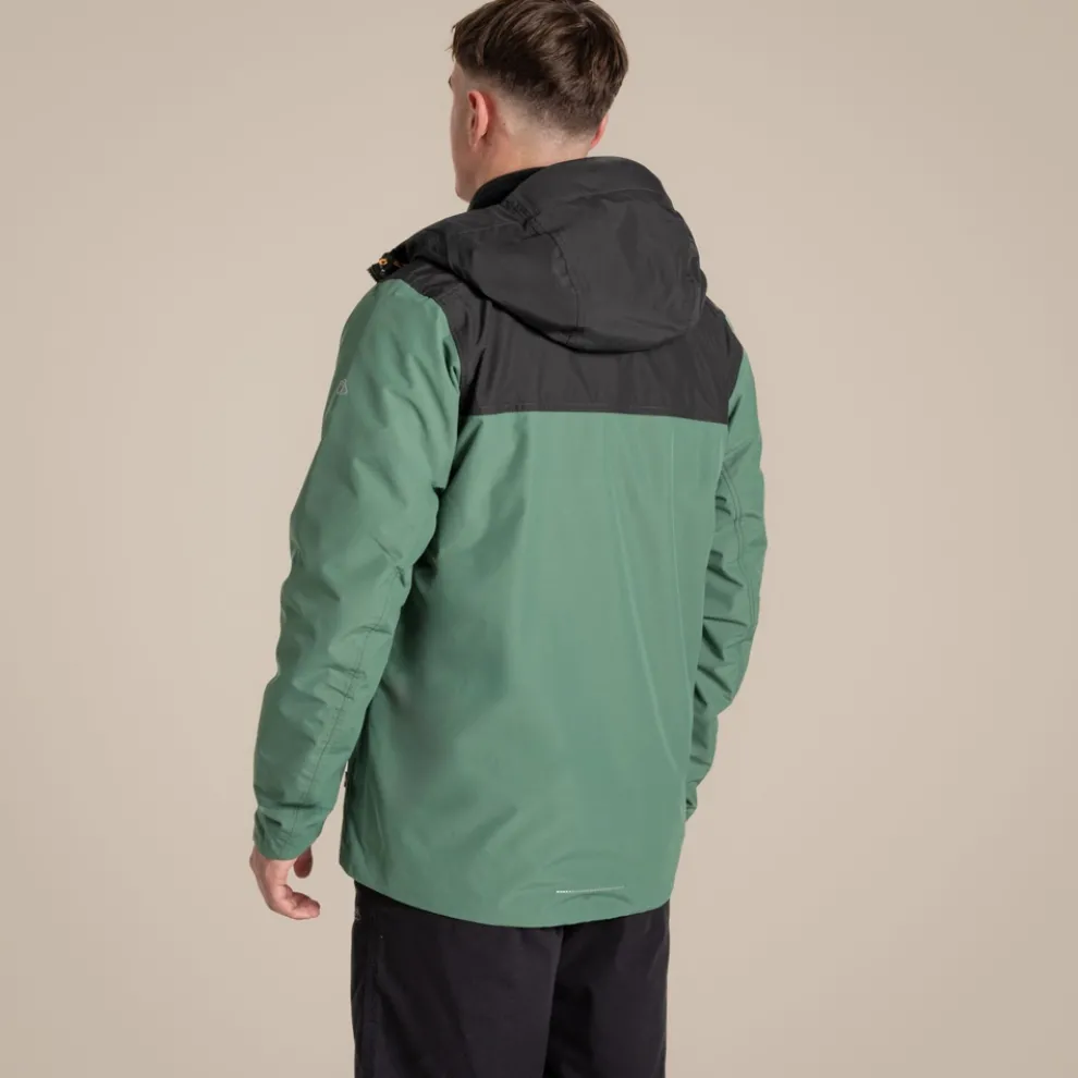Men's Vanth Waterproof Jacket | Magrove Green / Black Pepper