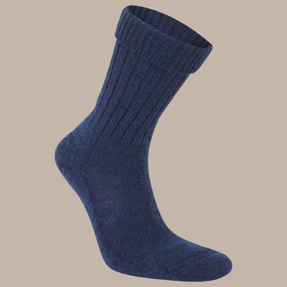 Men's Wool Hiker Sock | Dark Navy Marl