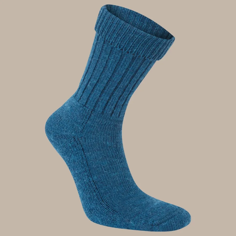 Men's Wool Hiker Sock | Poseidon Blue Marl