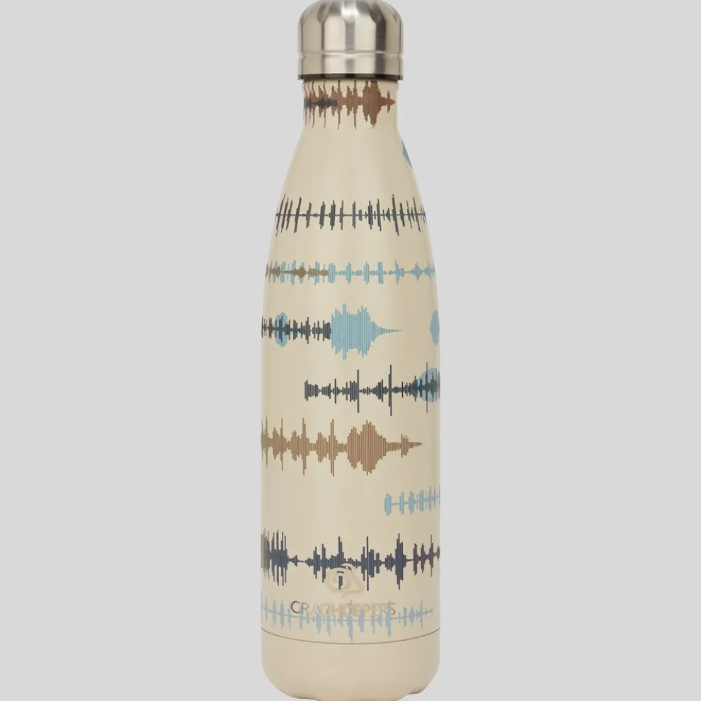 National Trust Insulated Water Bottle | Ecru / Blue Stone Print