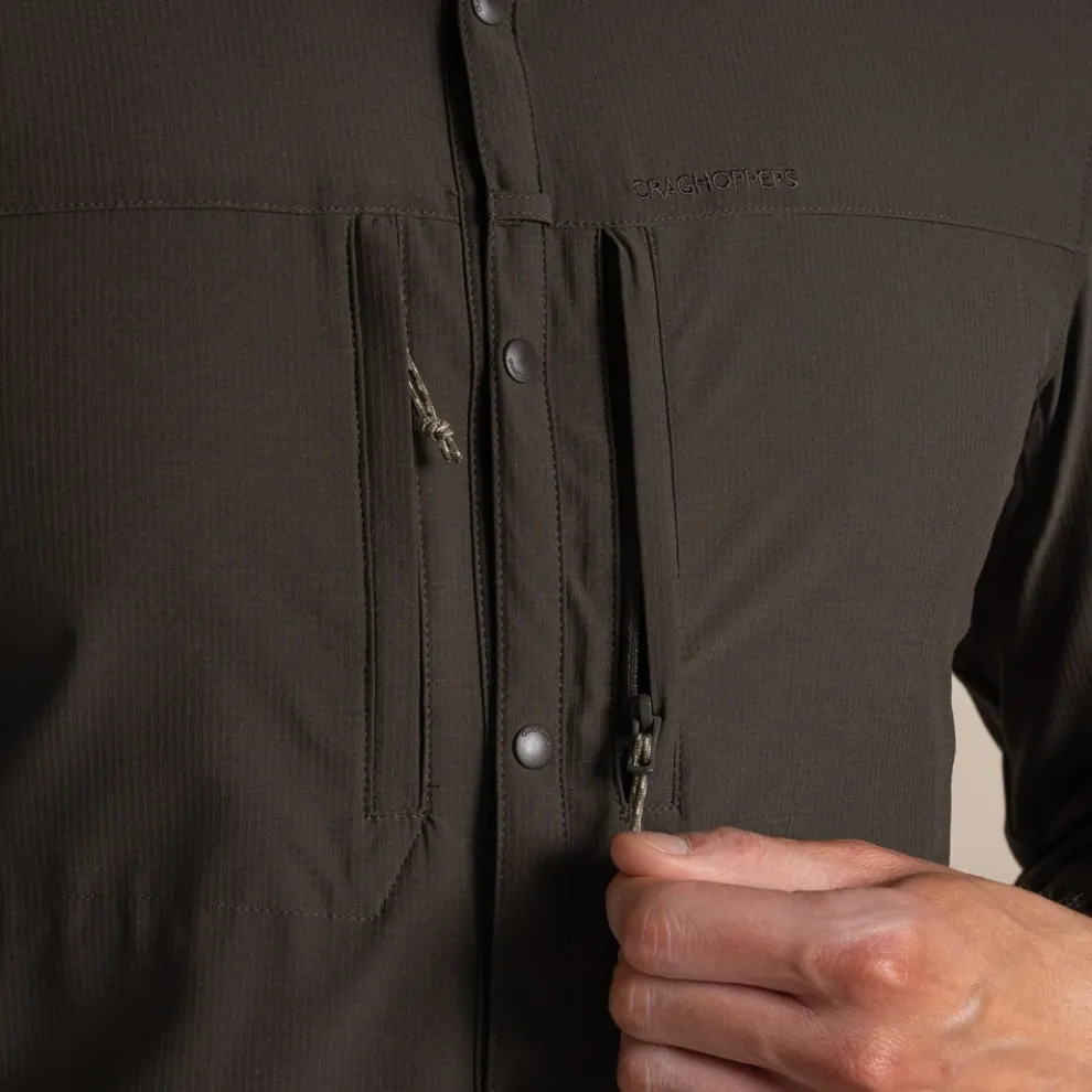 NosiLife Pro Long Sleeved Shirt V | Woodland Green