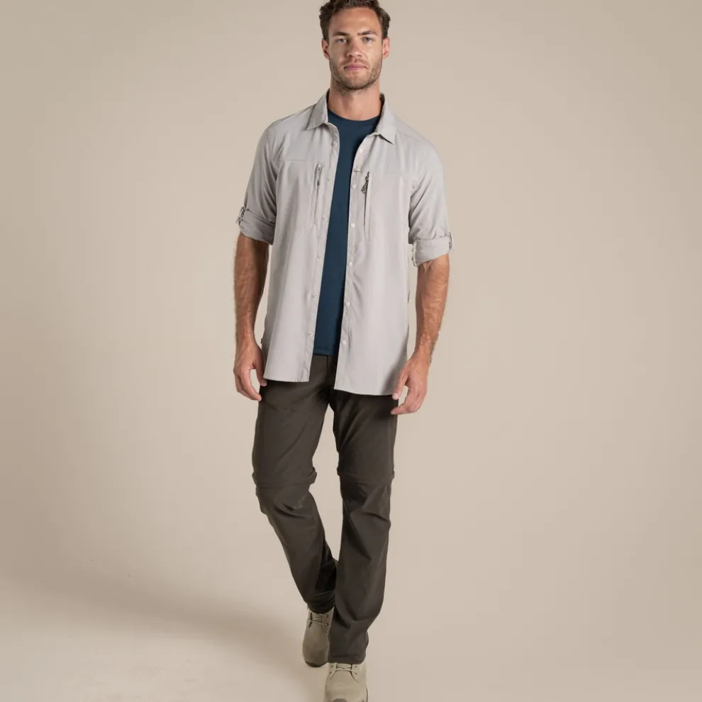 NosiLife Pro Long Sleeved Shirt V | Parchment