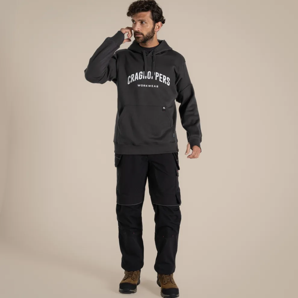 Oulston Workwear Hoodie | Carbon Grey