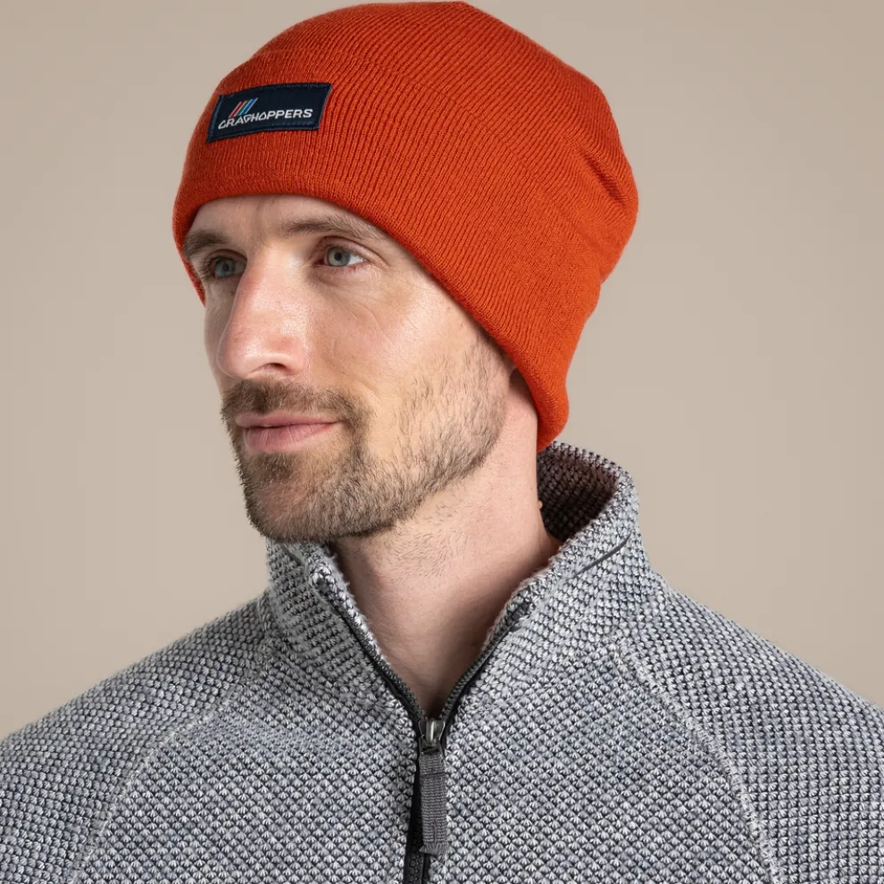 Unisex Archive II Beanie | Carnelian Orange