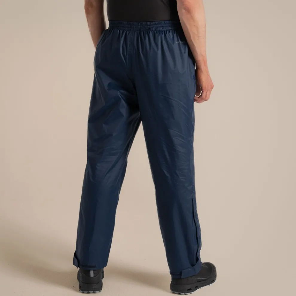 Unisex National Trust Petterill Waterproof Packable Overtrouser | Blue Navy