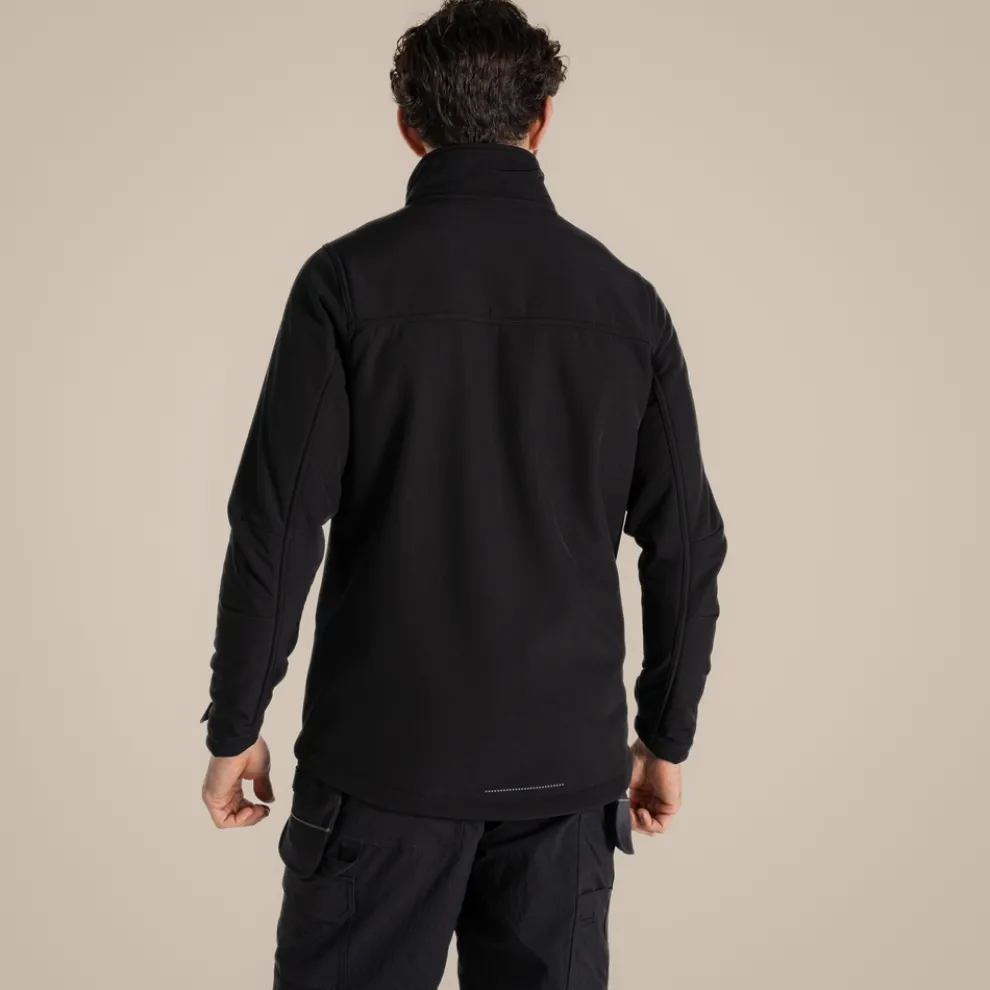 Whitby Softshell Workwear Jacket | Black