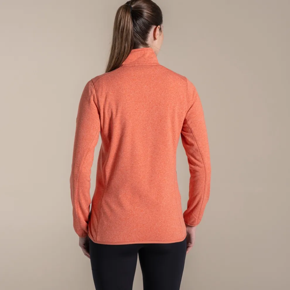 Women's Alcudia Half Zip Fleece | Red Sandstone
