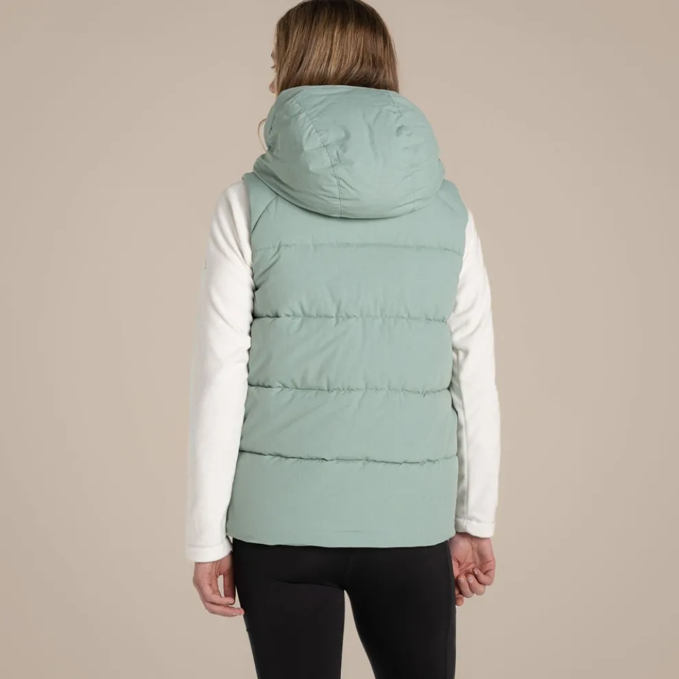 Women's Andes Waterproof Hooded Vest | Pale Pistachio