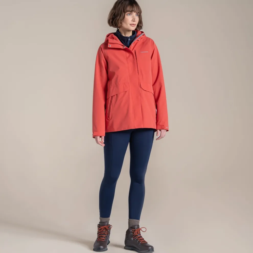 Women's Caldbeck II Waterproof Jacket | Compote Red
