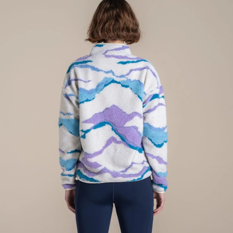 Women's Catalina Full Zip Fleece | Horizon Print