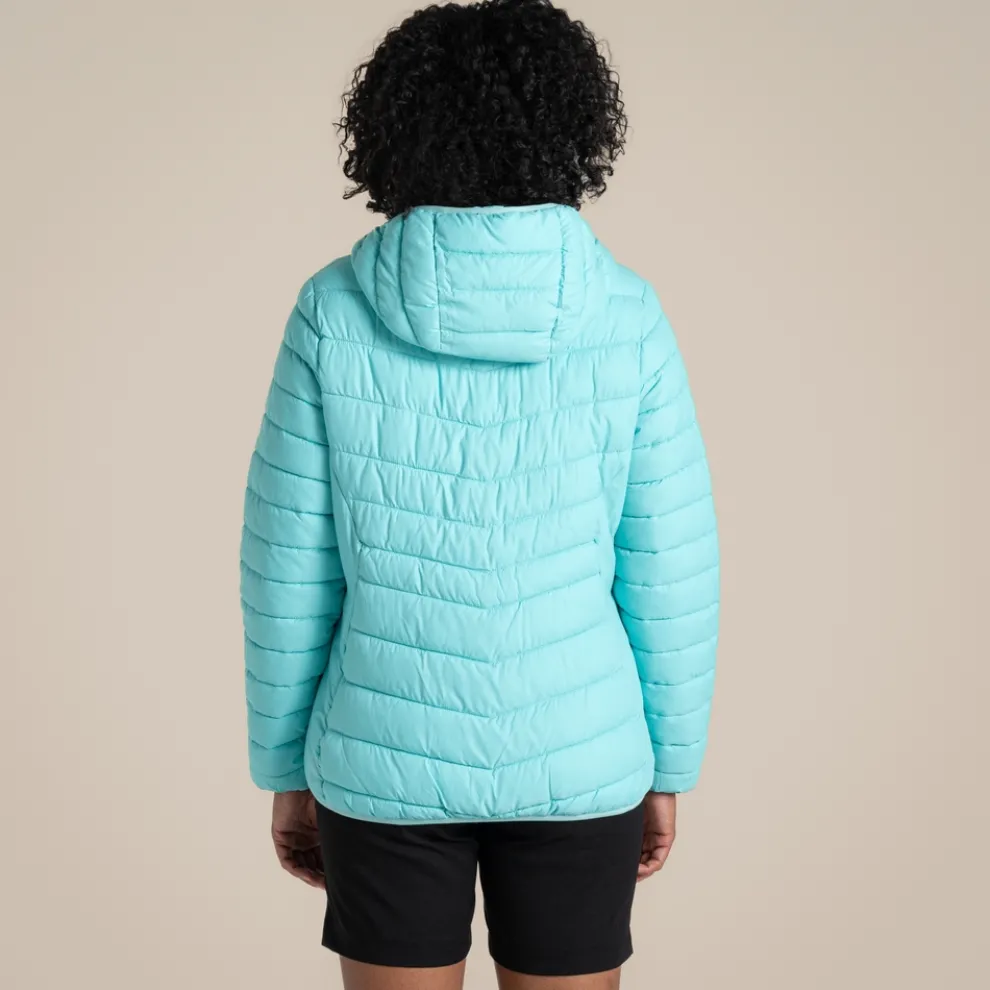 Women's Compresslite IX Hooded Insulating Jacket | Aqua Sky