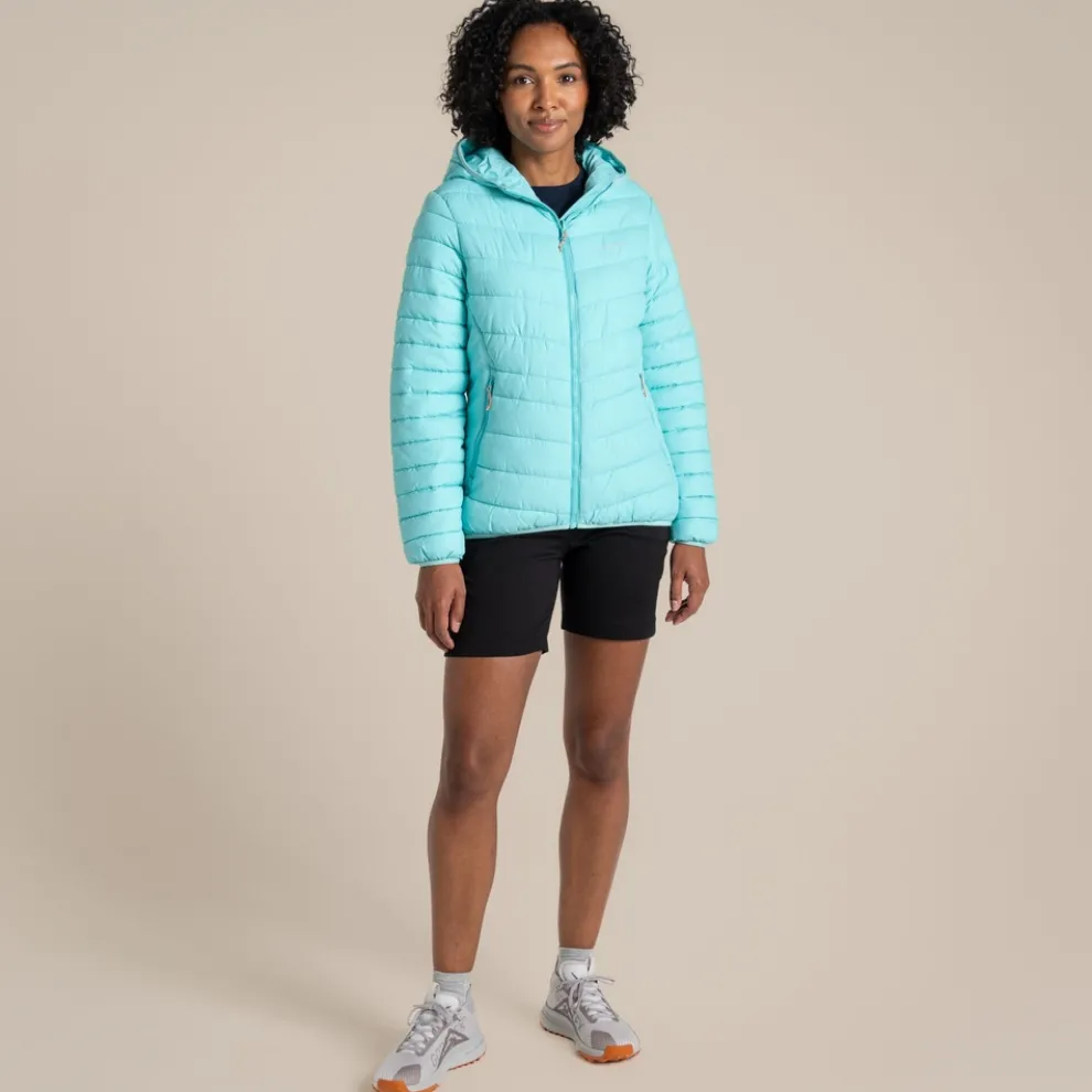 Women's Compresslite IX Hooded Insulating Jacket | Aqua Sky