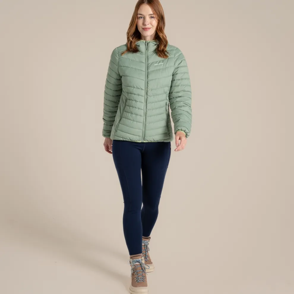 Women's Compresslite IX Hooded Insulating Jacket | Deep Bud Green
