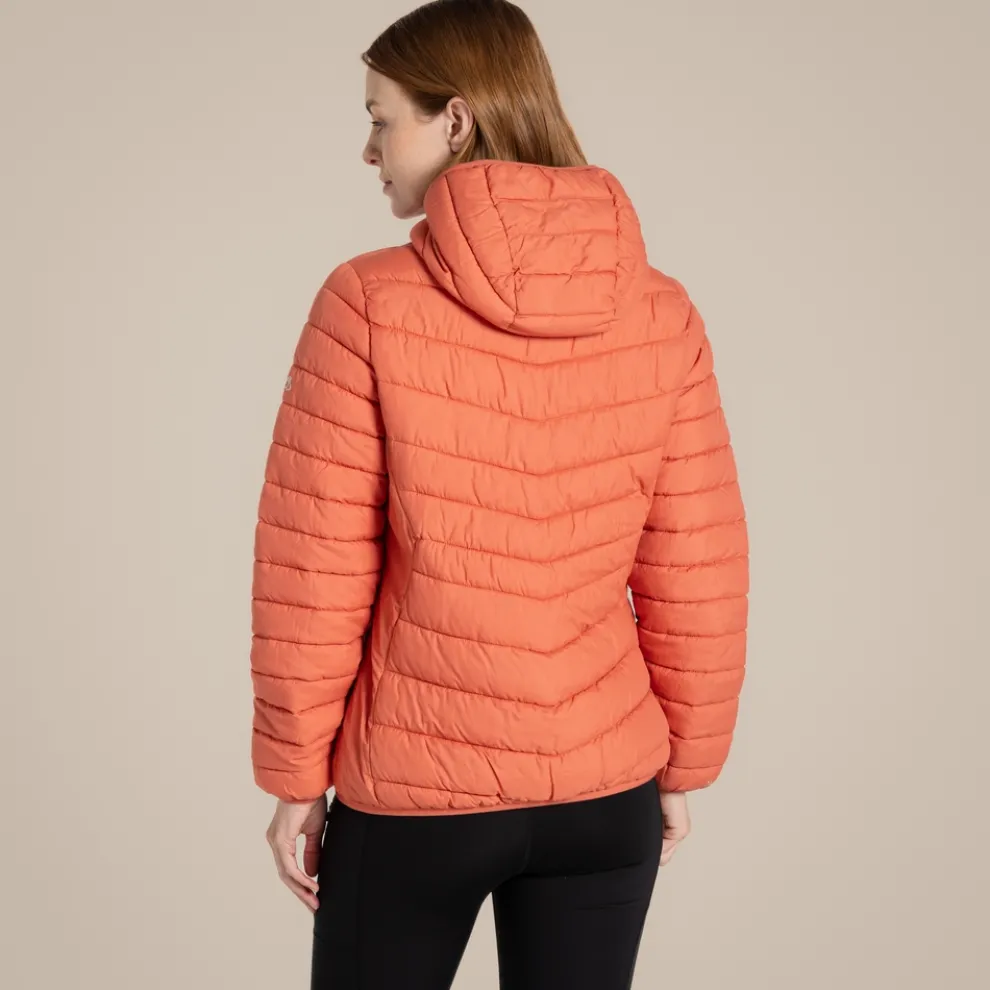 Women's Compresslite IX Hooded Insulating Jacket | Red Sandstone