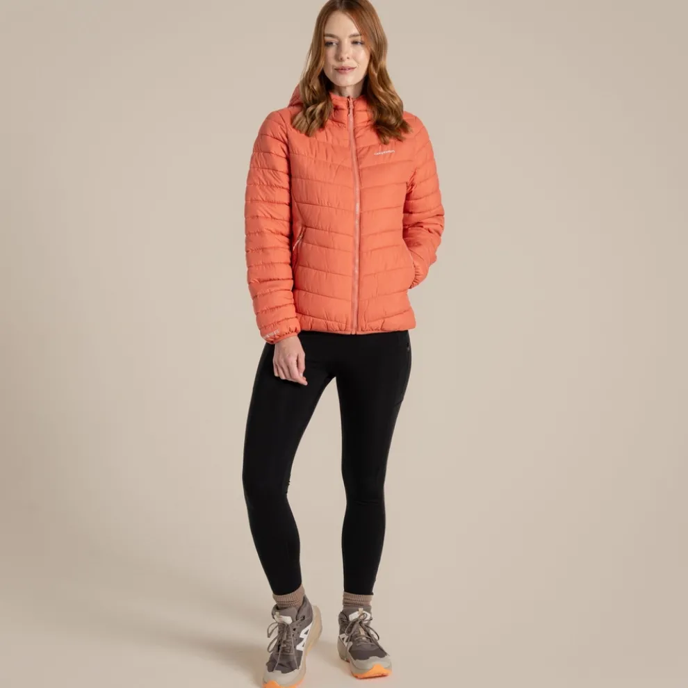 Women's Compresslite IX Hooded Insulating Jacket | Red Sandstone