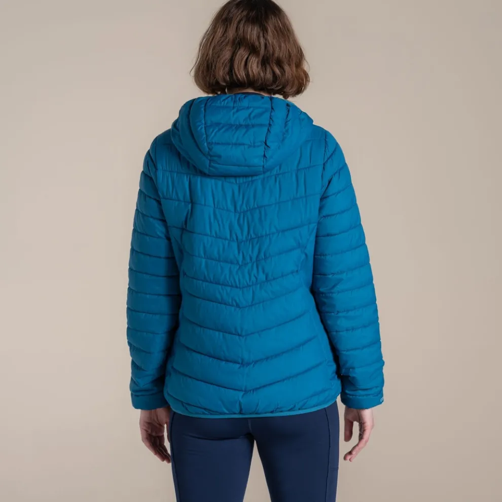Women's Compresslite IX Hooded Insulating Jacket | Porcelain Blue