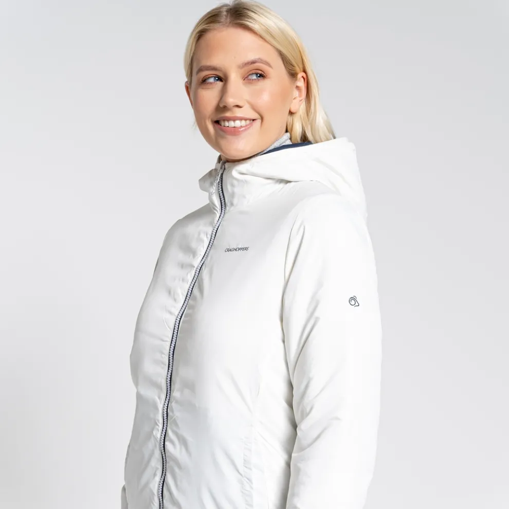 Women's Compresslite VI Hooded Jacket | Blue Navy / Seasalt