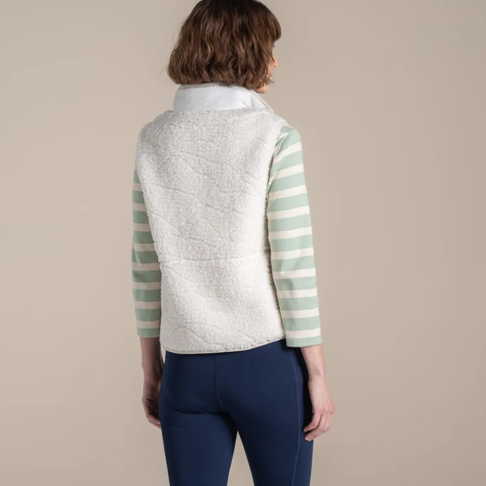 Women's Dinas Vest | Ecru Landscape