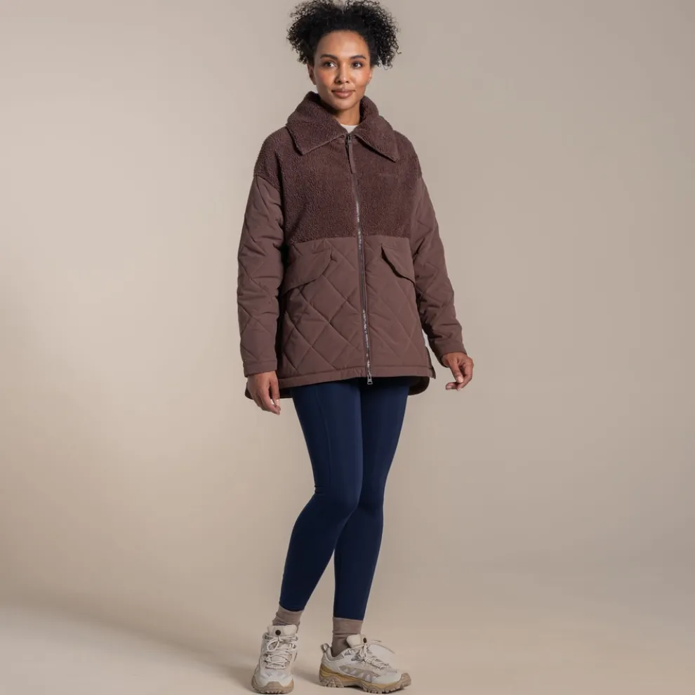 Women's Fairfield Hybrid Jacket | Dark Truffle
