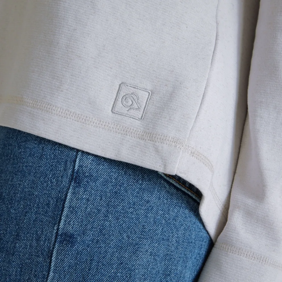 Women's Forres Long Sleeved Top | Lunar Grey Marl