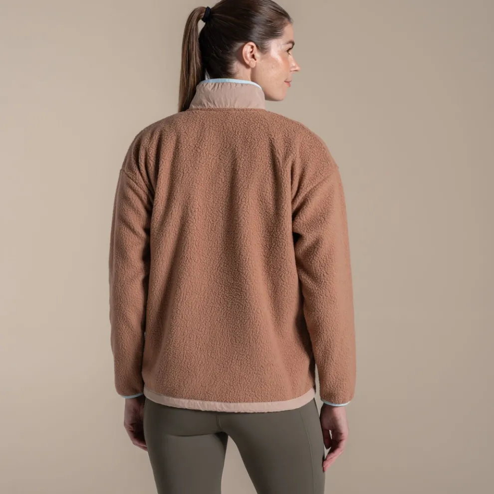 Women's Grange Half Zip Fleece | Umber