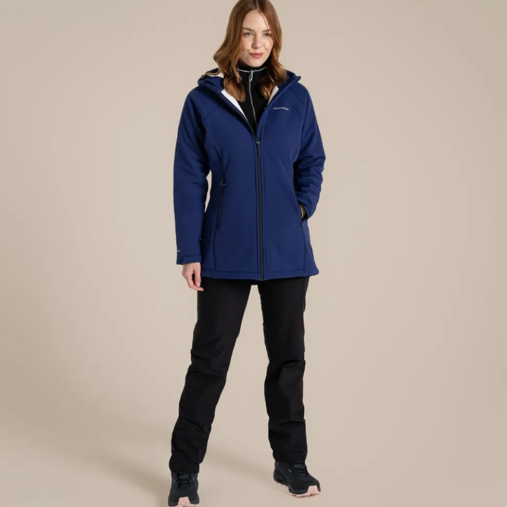 Women's Gwen Hooded Jacket | Indigo Blue
