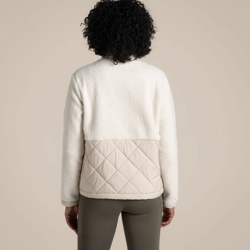 Women's Jamea Hybrid Insulating Jacket | Ecru / Stone