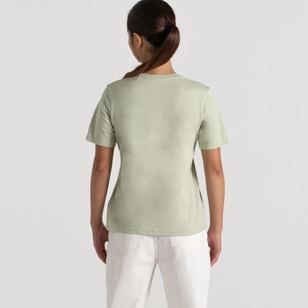 Women's Malibo Short Sleeved T-Shirt | Bud Green Bloom