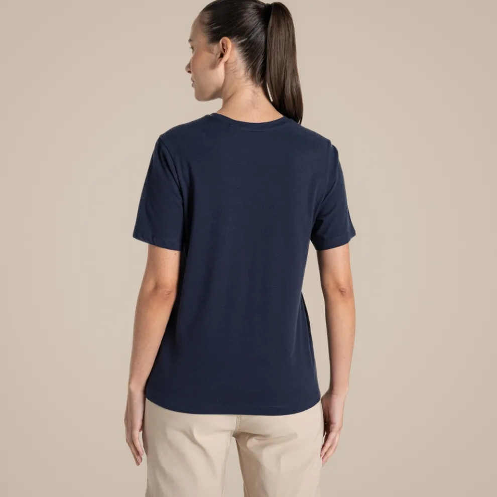 Women's Malibo Short Sleeved T-Shirt | Blue Navy Grow