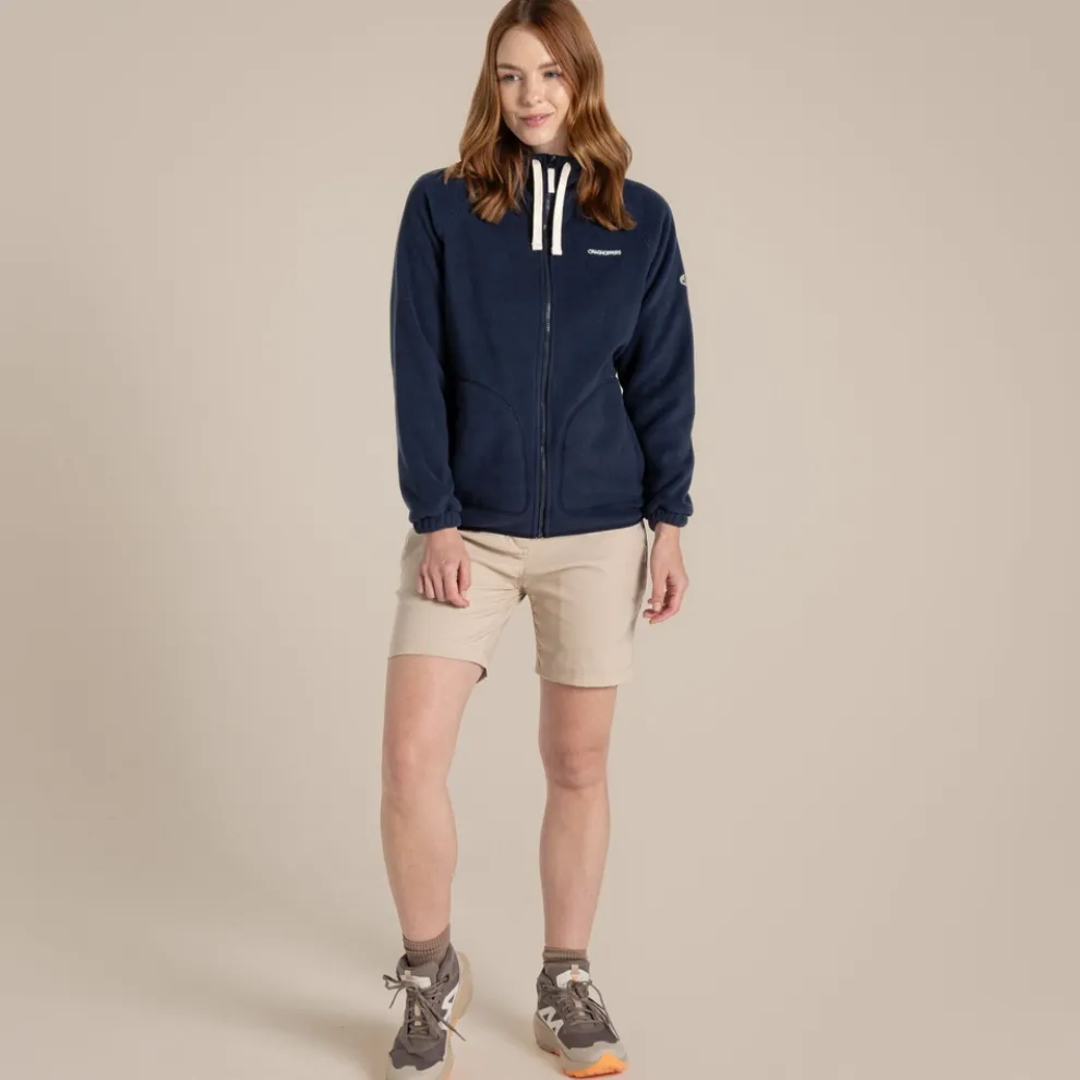 Women's Mari Full Zip Hooded Fleece | Blue Navy