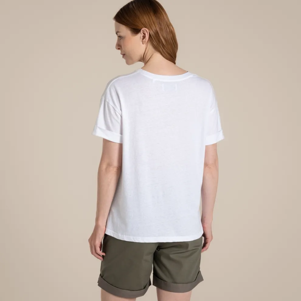 Women's Maya Short Sleeved T-Shirt | White