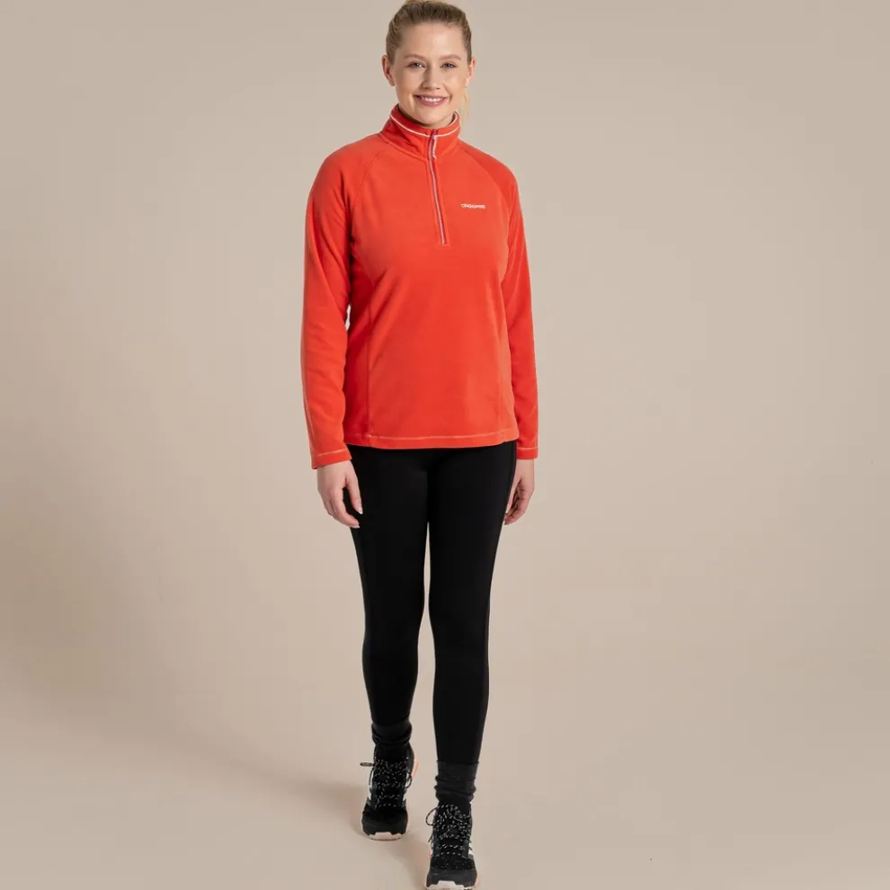 Women's Miska VI Half Zip Fleece | Ember Orange