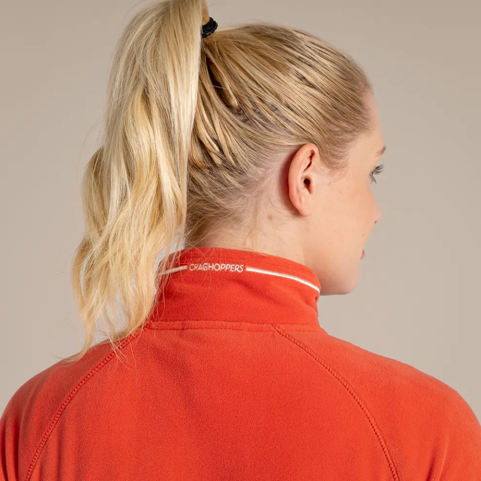 Women's Miska VI Half Zip Fleece | Ember Orange