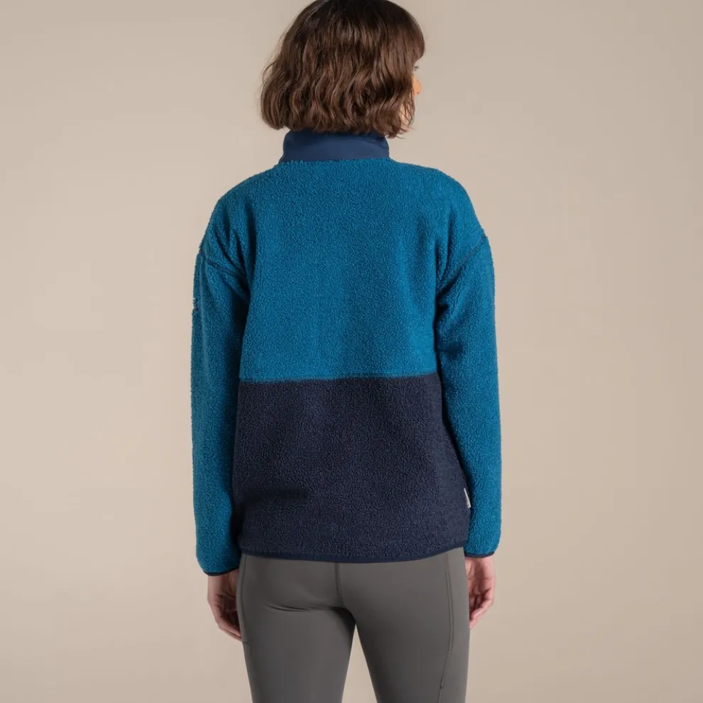 Women's National Trust Avens Full Zip Fleece | Porcelain Blue