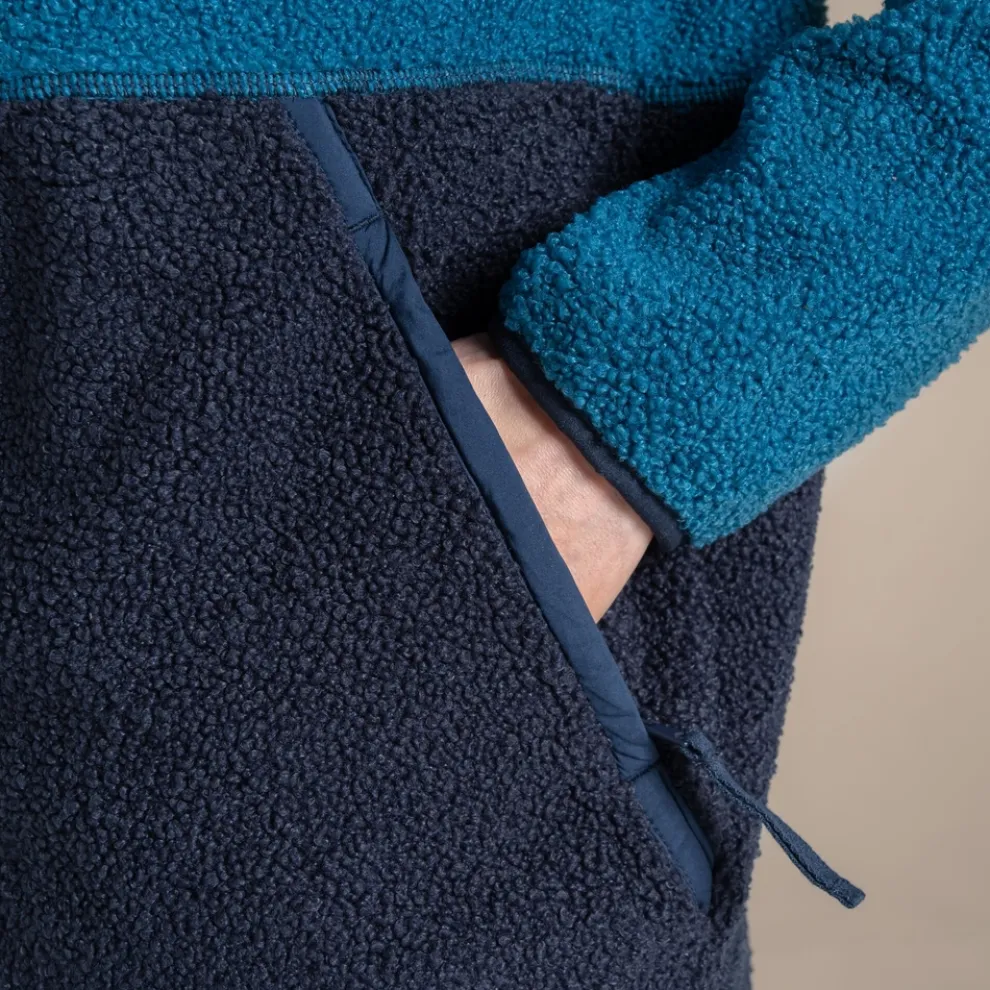 Women's National Trust Avens Full Zip Fleece | Porcelain Blue