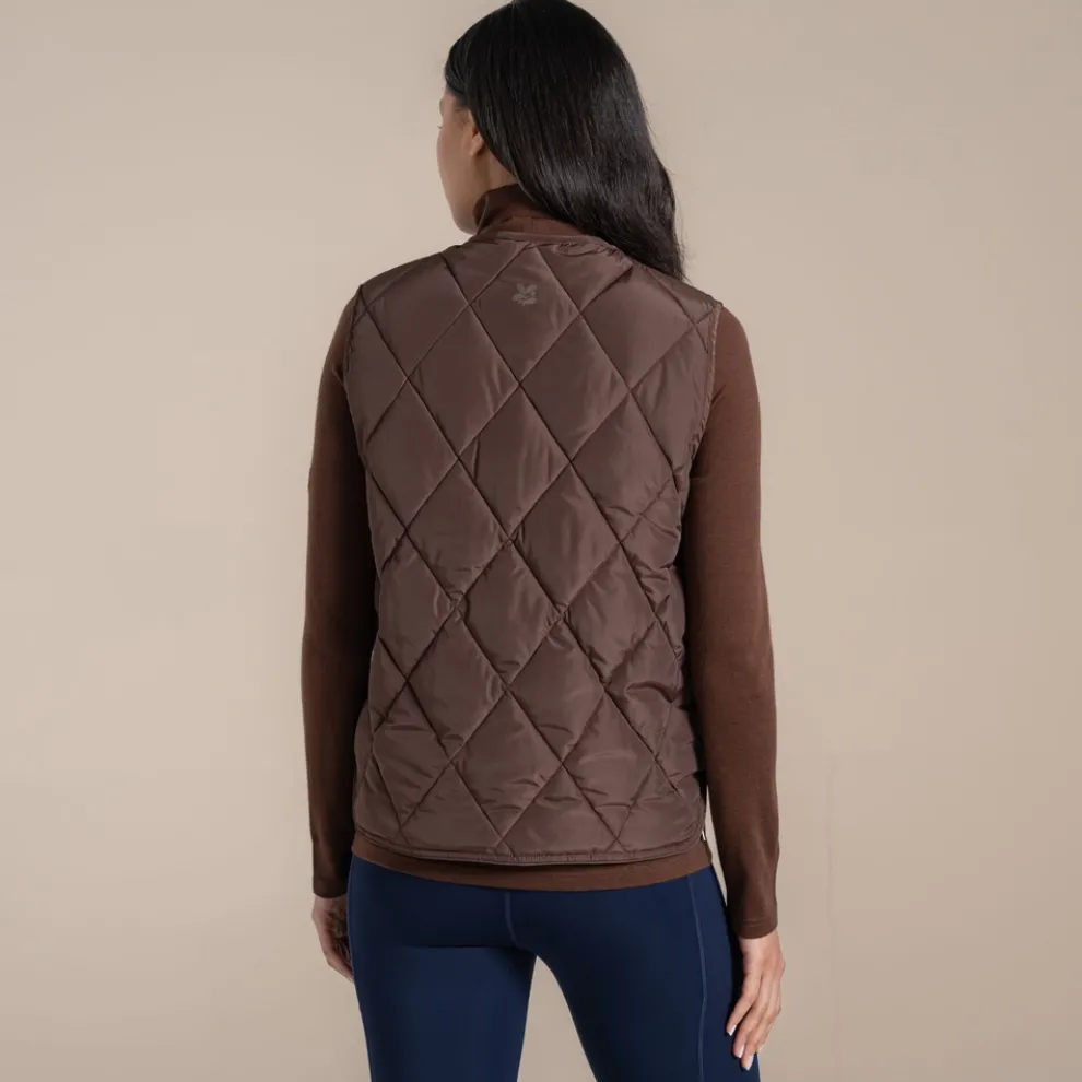Women's National Trust Borage Vest | Dark Truffle