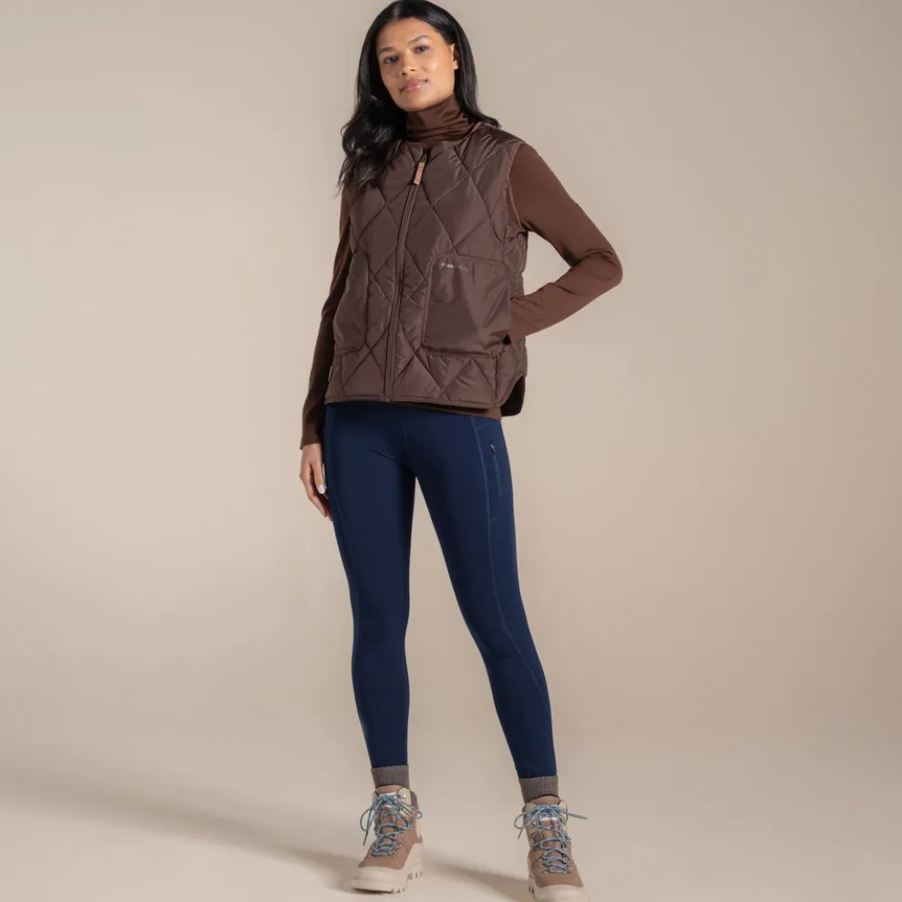 Women's National Trust Borage Vest | Dark Truffle