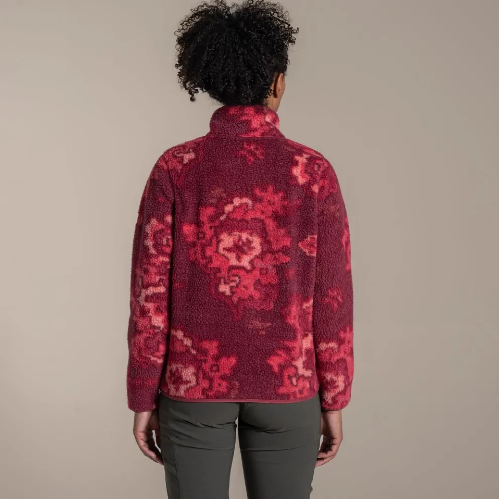 Women's National Trust Rosemary II Overhead Fleece | Amarylis Print