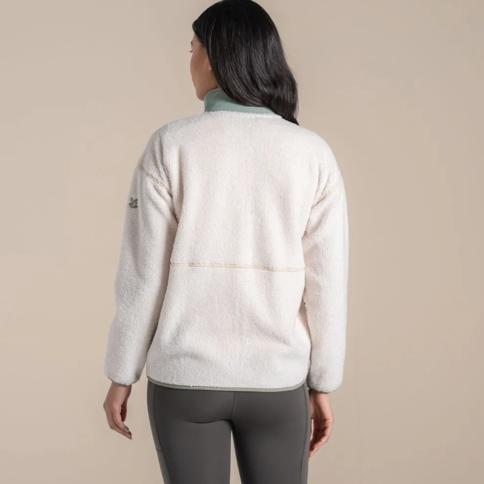 Women's National Trust Avens Full Zip Fleece | Ecru