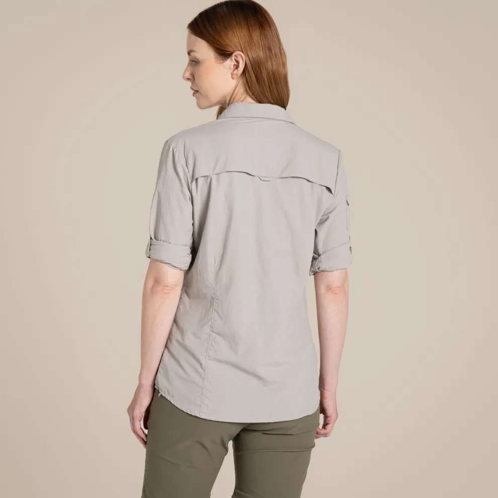 Women's NosiLife Adventure Long Sleeved Shirt III | Soft Mushroom