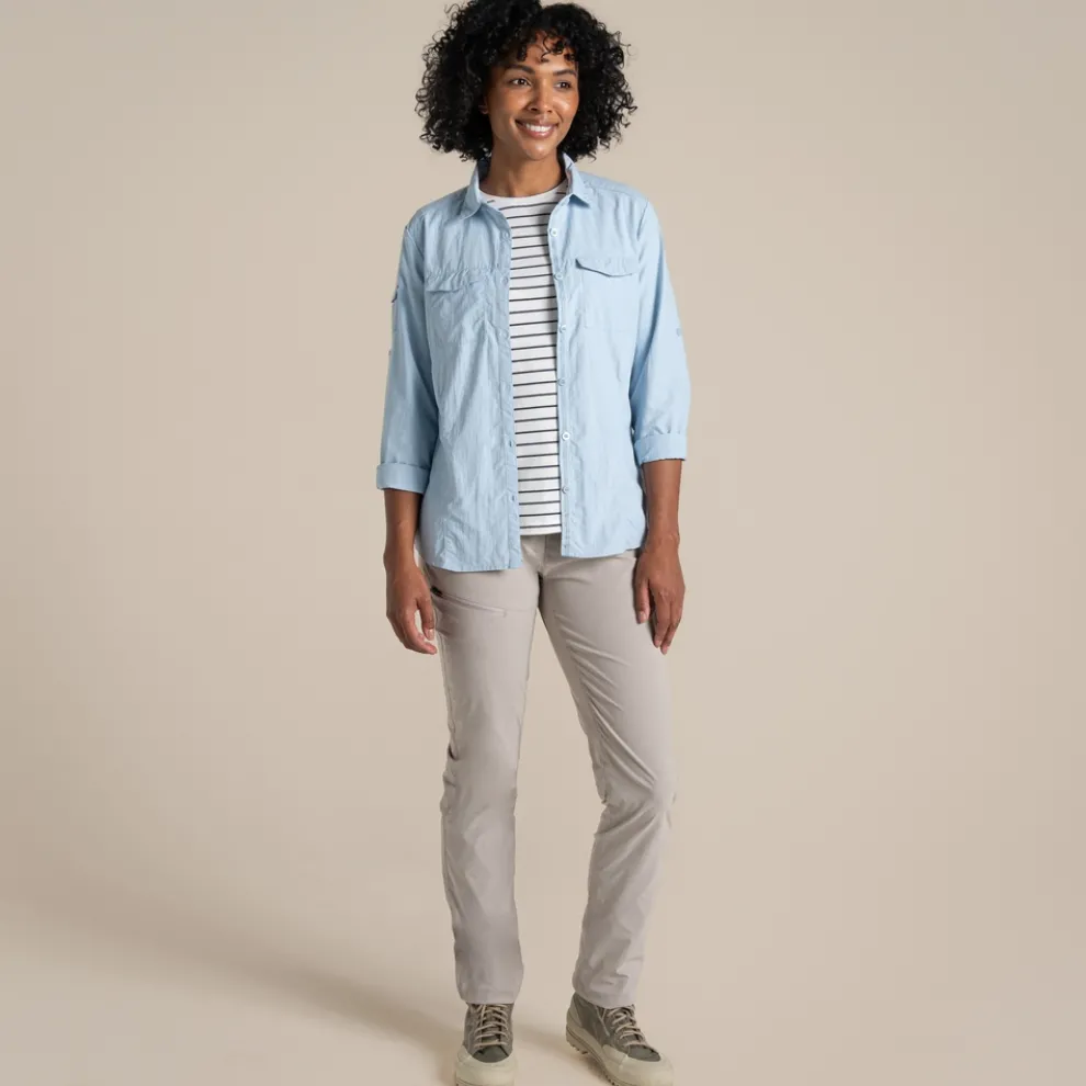 Women's NosiLife Adventure Long Sleeved Shirt III | Nimbus Blue