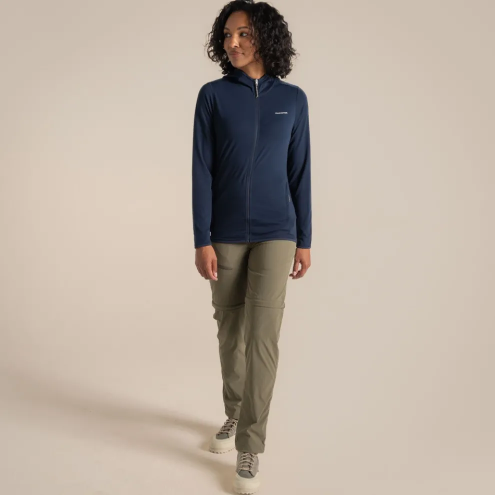 Women's NosiLife Afia Hooded Jacket | Blue Navy