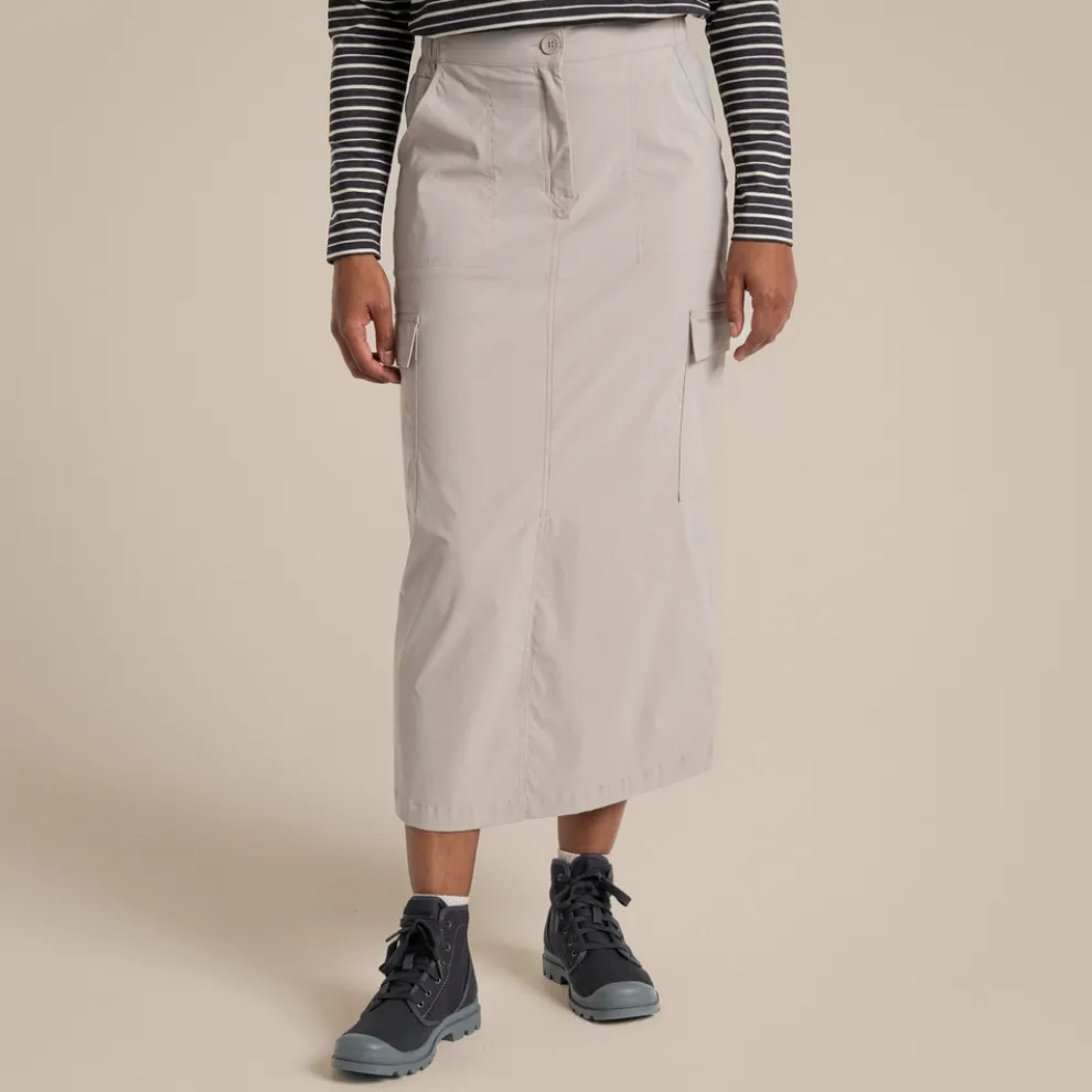 Women's NosiLife Pro Midi Skirt | Soft Mushroom