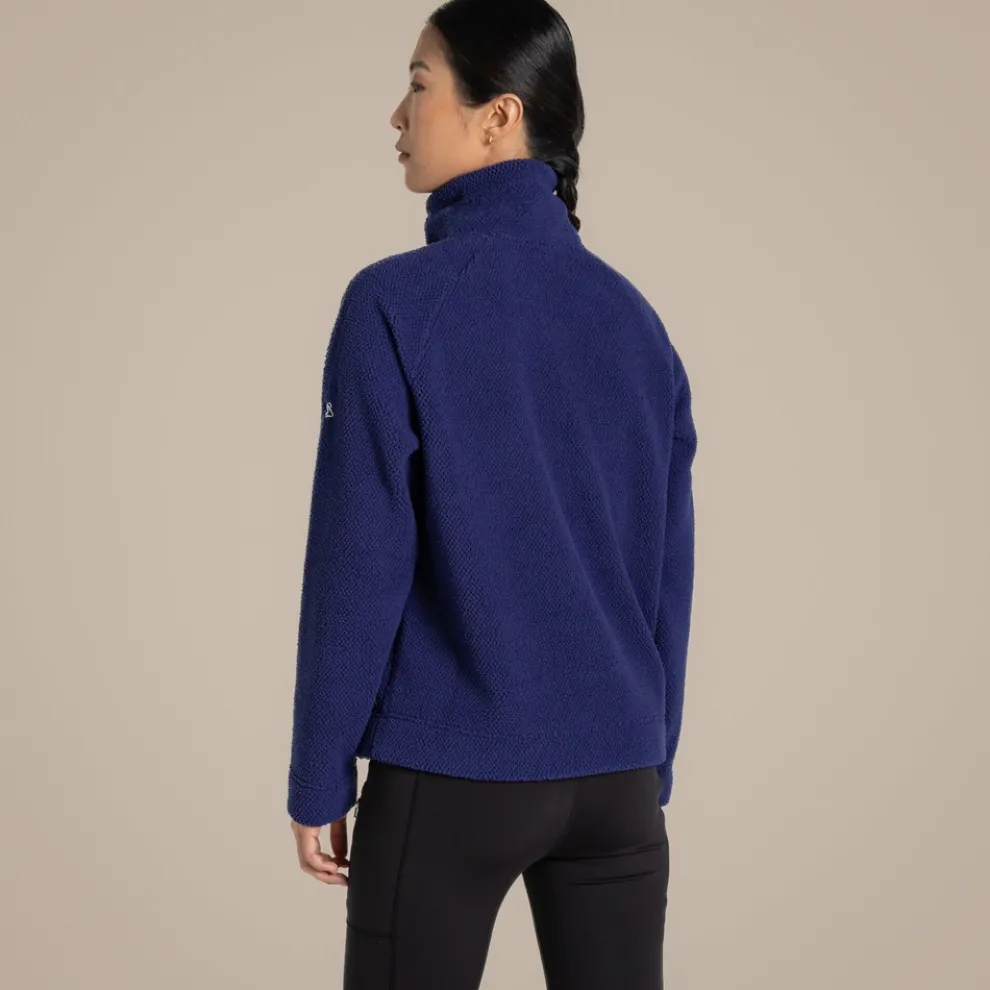 Women's Raya Half Zip Fleece | Indigo Blue