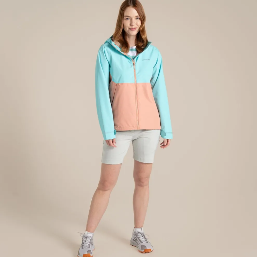 Women's Rosario Waterproof Jacket | Aqua Sky / Clay